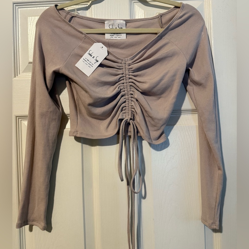 Sadie & Sage Ribbed Top NWT